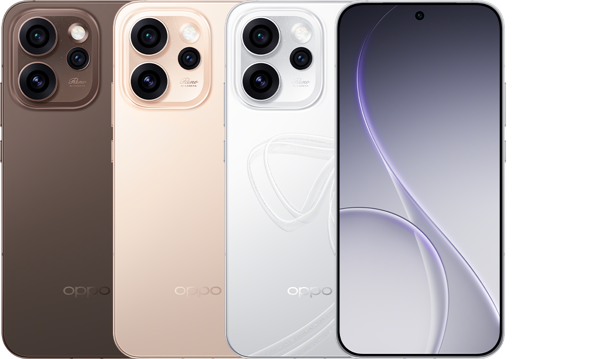 oppo-reno15-series-launch-india 2 OPPO Reno15 Pro front display with AMOLED screen and slim bezels